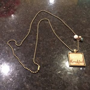 “Thankful” necklace